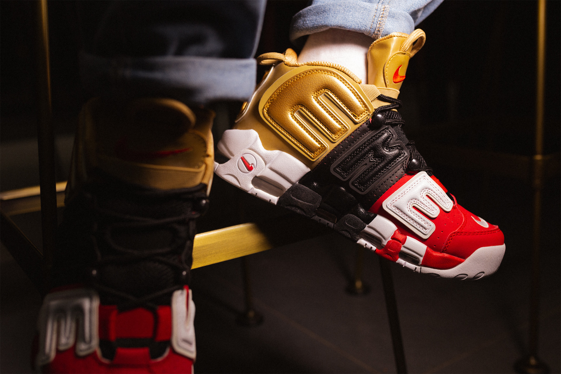 Supreme uptempo tri color on sale